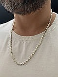 Срібний ланцюжок Якір, фото 3