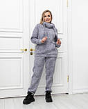 Спортивний костюм на флісі Аврора сірий, фото 2