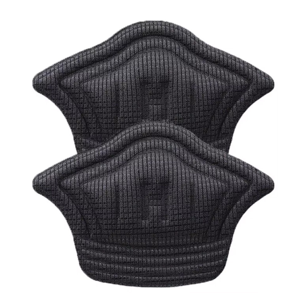 Парні вставки для взуття (11.5×8см), Чорний / Зап'яточники для взуття / Вкладиші для п'яти, фото 1