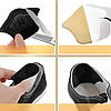 Парні вставки для взуття (11.5×8см), Чорний / Зап'яточники для взуття / Вкладиші для п'яти, фото 6