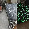 Плед, що світиться 150х100см, Magic Blanket, Сірий / Дитяче флісове покривало / Люменісцентний плед на ліжко, фото 6