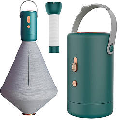 Портативна сушарка для одягу з таймером, від мережі / Електросушарка для білизни / Міні сушарка електрична