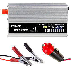 Інвертор напруги 12-220V (1500W), POWER INVERTER / Перетворювач напруги / Автомобільний інвертор