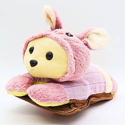 Електрична грілка для рук від мережі, "Зайчик", Фіолетовий / Електрогрілка для рук / Грілка муфта для рук