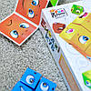 Розвиваюча настільна гра «Емоджі Куб» XS977-116 / Настільна гра 48 карток, дзвінок, кубики, фото 2