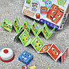 Розвиваюча настільна гра «Емоджі Куб» XS977-116 / Настільна гра 48 карток, дзвінок, кубики, фото 6