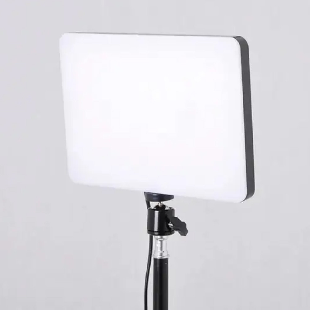 Світлодіодна LED лампа 26см, від мережі, PL260 / Світло для відео / Відеосвітло / Прямокутна лампа для зйомок, фото 1