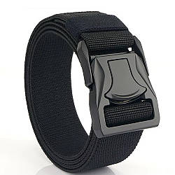 Чоловічий ремінь тактичний, 120 см, Чорний / Тактичний ремінь / Ремінь чоловічий / Пояс тактичний