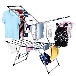Сушарка для білизни двоярусна / Складна сушарка для одягу / Сушарка для речей
