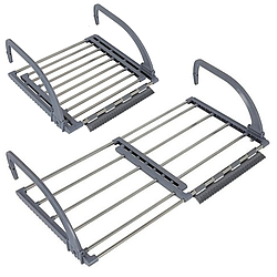 Сушарка для білизни на батарею 93х38х20см, 45-77B / Навісна сушка для білизни / Сушарка для одягу на радіатор