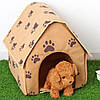 Складаний будиночок для тварин, 43х43х40см / Переносний будиночок-лежак для домашніх тварин / Будка для собак, фото 2