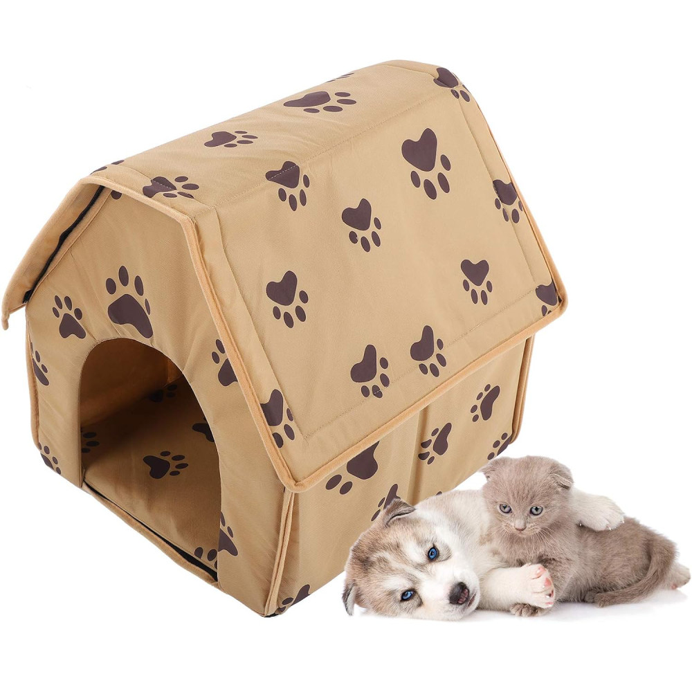 Складаний будиночок для тварин, 43х43х40см / Переносний будиночок-лежак для домашніх тварин / Будка для собак, фото 1