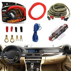 Набір дротів для установки сабвуфера, KIT MD 8GA / Проводи для сабвуфера / Набір кабелів для автоакустики