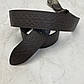 Шкіряний пояс з тисненням для чоловічого ременя Gorillas Accessories (коричневий) bb78, фото 6