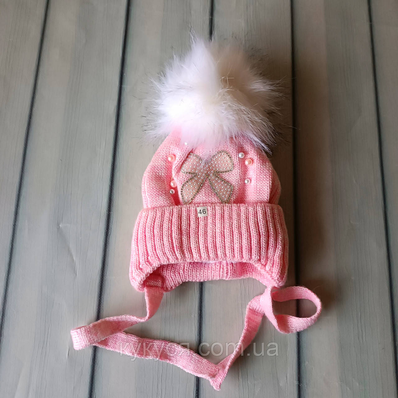 Шапка зимова "Бантик"