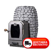 Кам'янка для сауни та лазні HUUM HIVE Wood LS 17 kW з виносною топкою