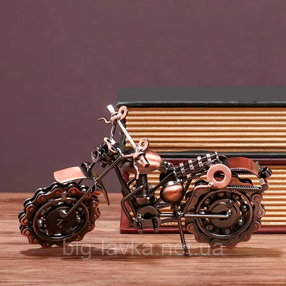 Статуетка мотоцикла Harley залізна