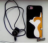 Силіконовий чохол для iPhone SE 2022/2020/8/7 - I love My Dog, Чорний, фото 4