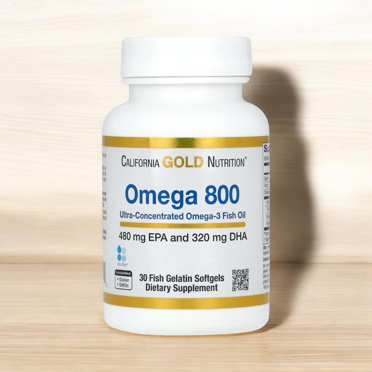 Омега 800 California Gold Nutrition, фото 1