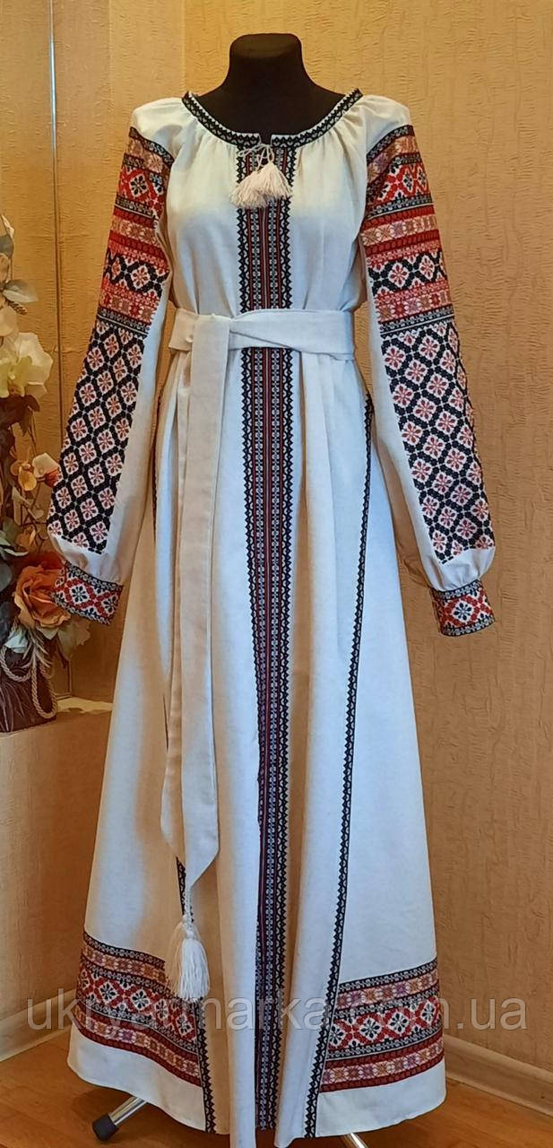 Плаття вишите довге "Чарівне знайомство-2"