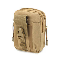 Тактическая сумка органайзер на пояс Койот