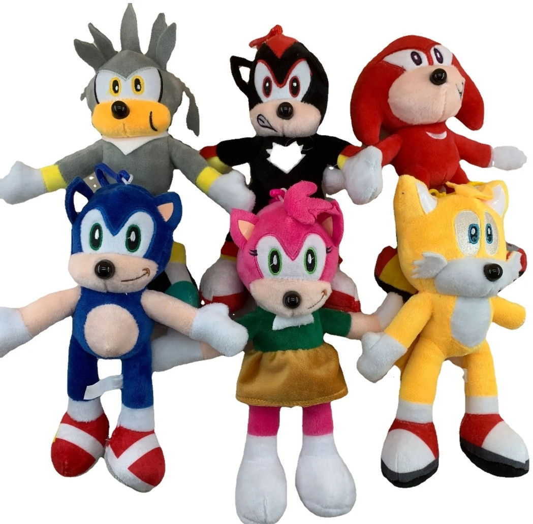 М'яка іграшок із фільму Сонек (Sonic) 28 см Sonic синій їжачок їжачок