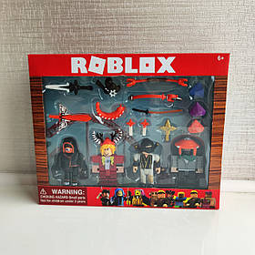 Ігровий набір Roblox: 4 героя з аксесуарами фігурки Роблокс чоловічки