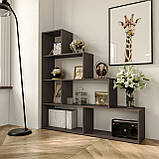 Стелаж для дому на 6 комірок, книжкова полиця стелаж для іграшок з ДСП. стелаж для дому та офісу, фото 5