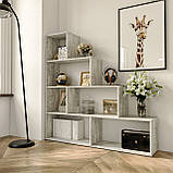 Стелаж для дому на 6 комірок, книжкова полиця стелаж для іграшок з ДСП. стелаж для дому та офісу, фото 4