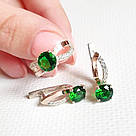 Срібний комплект з золотими накладками, фото 2