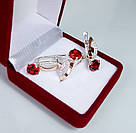 Срібний комплект з золотими накладками, фото 3