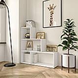 Стелаж для дому на 4 комірок, книжкова полиця стелаж для іграшок з ДСП. стелаж для дому та офісу, фото 4