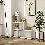 Стелаж для дому на 4 комірок, книжкова полиця стелаж для іграшок з ДСП. стелаж для дому та офісу, фото 5