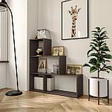 Стелаж для дому на 4 комірок, книжкова полиця стелаж для іграшок з ДСП. стелаж для дому та офісу, фото 2