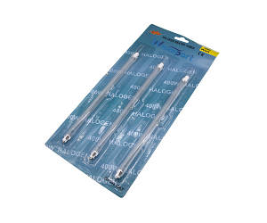 Галогенная лампа для микроволновки и гриля, 3 шт, 220 мм, 400 Вт