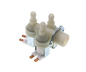 Клапан для стиральной машины универсальный 3/90 d=10.5 мм функциональный.