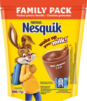 Какао Напій Розчинний Nesquik Nestle 800 гр Угорщина Несквік какао-напій, фото 1