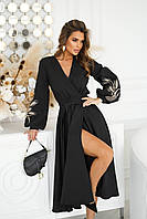 Платье женское на запах с вышивкой 42 44 46 48 Сукня вишиванка