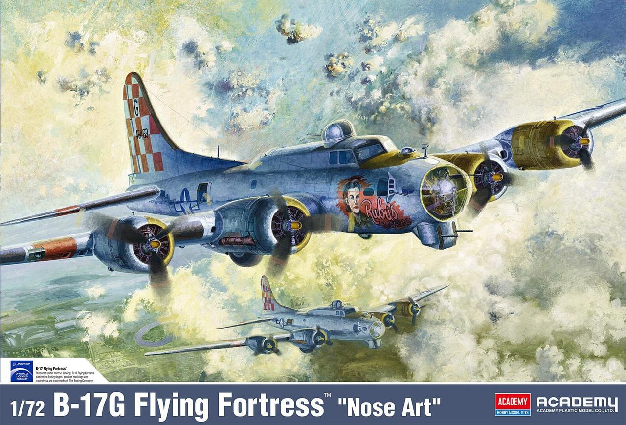 B-17G Flying Fortress "Special Nose Art Edition". Збірна модель літака в масштабі 1/72. ACADEMY 12414