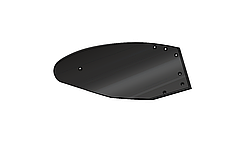 Відвал (крило) плуга Unia ZX пластиковий композитний Текрон 15 мм з підтримкою