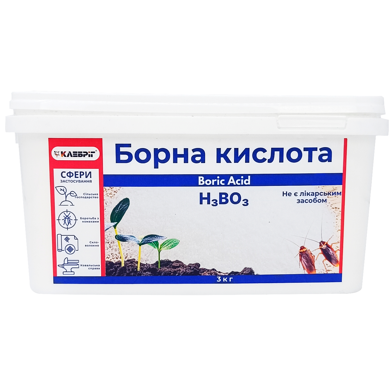 Борна кислота Добриво 3 кг