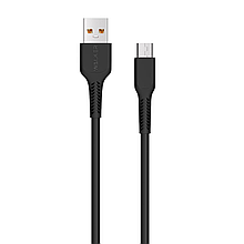 Кабель USB — microUSB Walker C315 1,0 м (black)