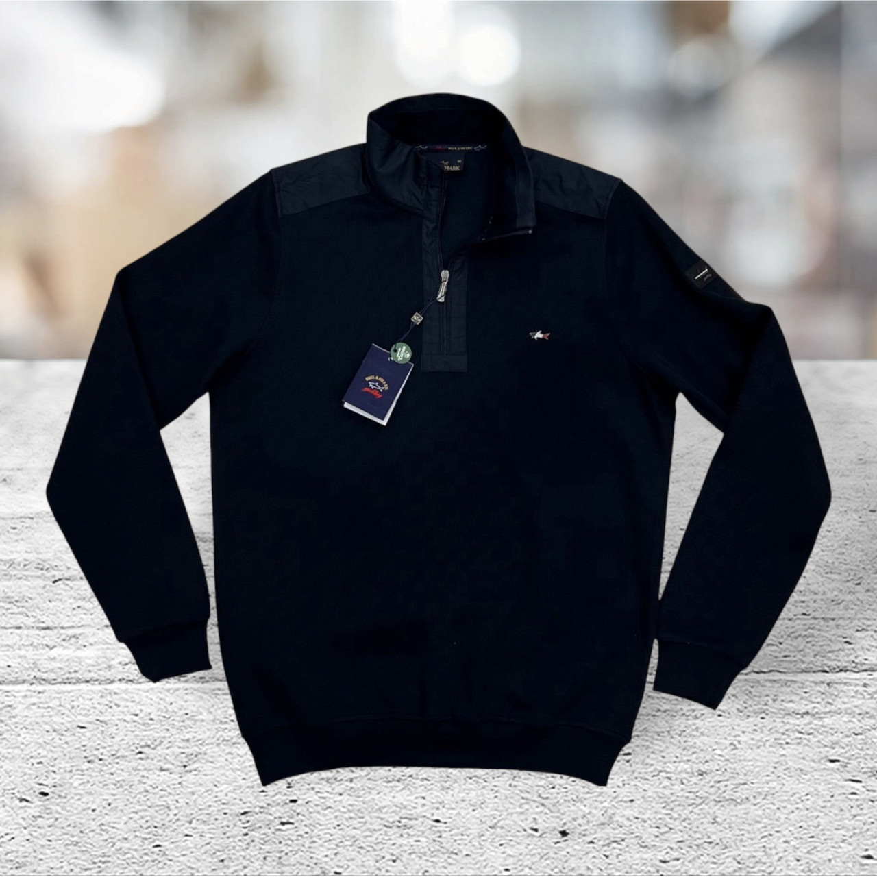 Брендовий пуловер Navy Blue - синій