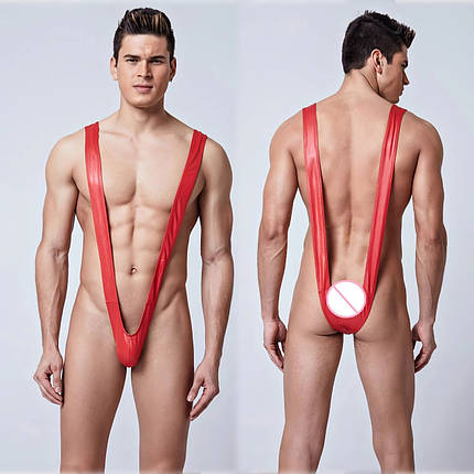 Чоловічі бікіні з високою посадкою Borat 2 Вініл, фото 2