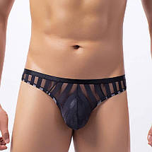 Смугасті прозорі чоловічі бікіні, фото 2