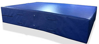 Страхувальний мат ПВХ+ППВ  2*2м 20см + ручки для перенесення + застібка