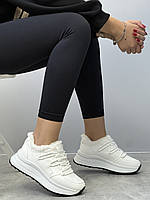 Кросівки жіночі зимові 8 пар у ящику білого кольору 36-41, фото 3