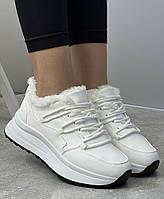 Кросівки жіночі зимові 8 пар у ящику білого кольору 36-41, фото 5