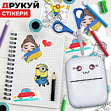 Портативний дитячий принтер Mini printer з термодруком для телефона, фото 6
