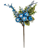 Декоративна гілка "Блакишка" 26 см